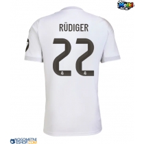 Moški Nogometni dresi Real Madrid Antonio Rudiger #22 Domači 2025-26 Kratek Rokav